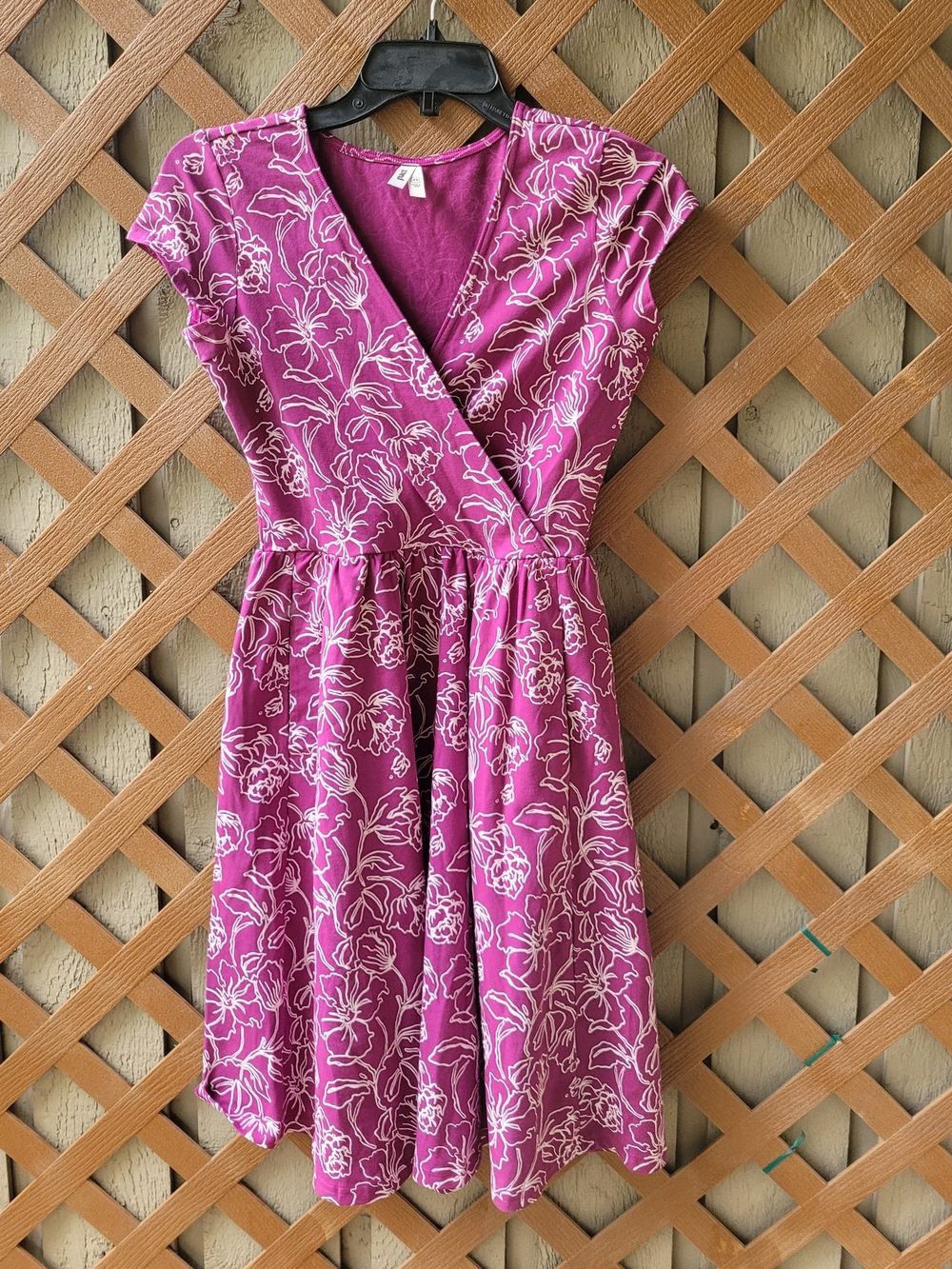NWT Pact Fit And Flare Crossover Dress sz XS